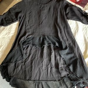 Bohemian Linen Top O/S Made in Italy